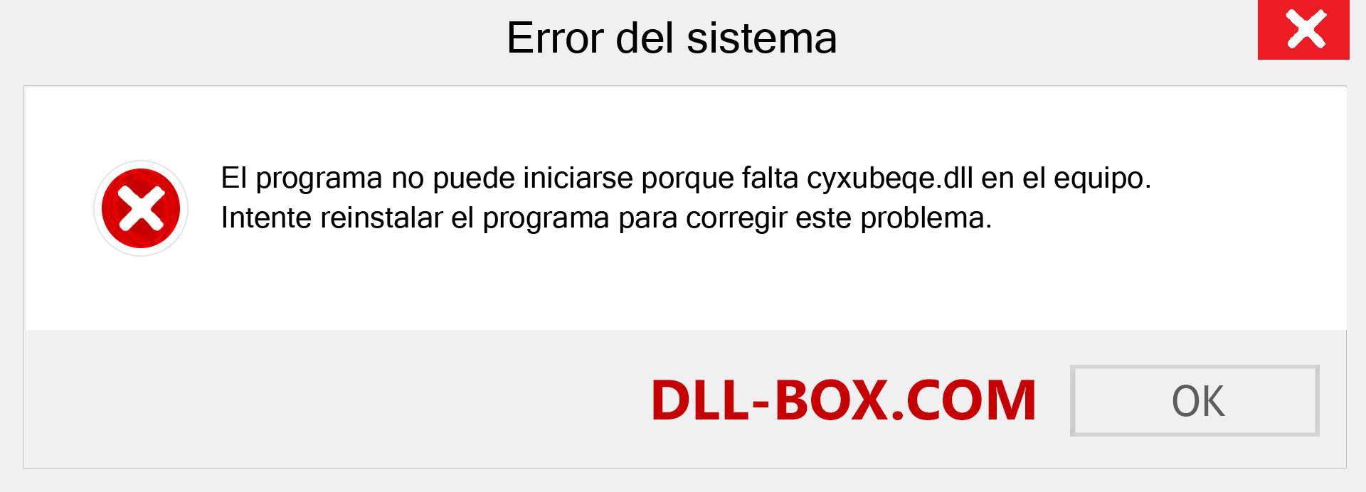 ¿Falta el archivo cyxubeqe.dll ?. Descargar para Windows 7, 8, 10 - Corregir cyxubeqe dll Missing Error en Windows, fotos, imágenes